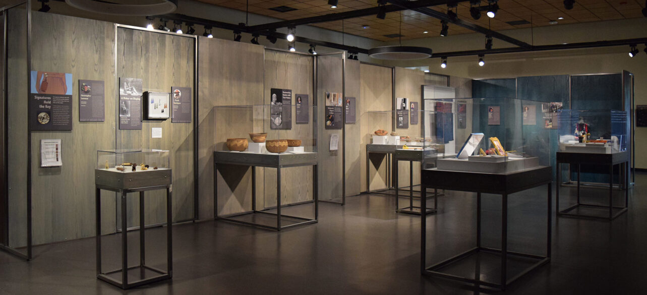 Hearst museum installation