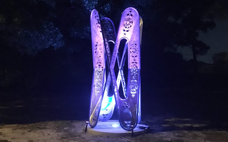 public art custom lighting sculpture